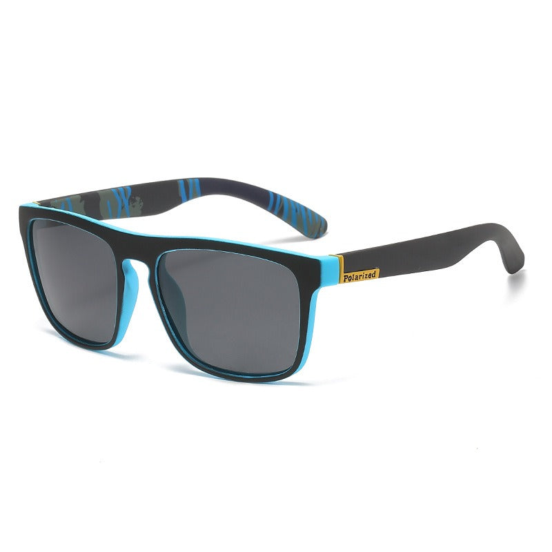 Square frame polarized glasses colorful outdoor sports sunglasses men polarized sunglasses