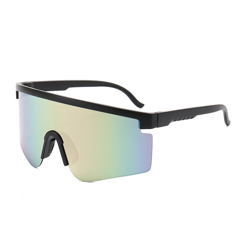 New Outdoor Large Frame Siamese Men's Sunglasses Sports Riding Sunglasses Women's Sunglasses 9322