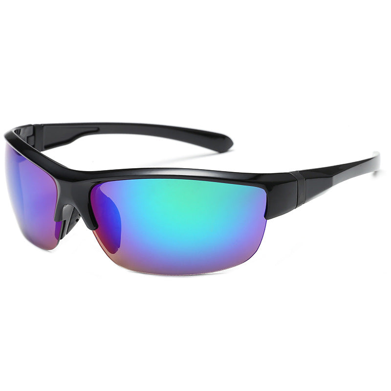 New Sunglasses Men's Outdoor Sports Glasses Riding Windproof Sunglasses 8222 Sunglasses Female PC Explosion-proof