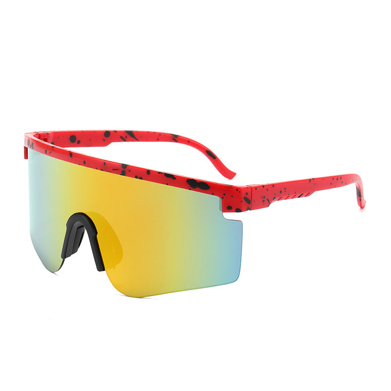 New Outdoor Large Frame Siamese Men's Sunglasses Sports Riding Sunglasses Women's Sunglasses 9322