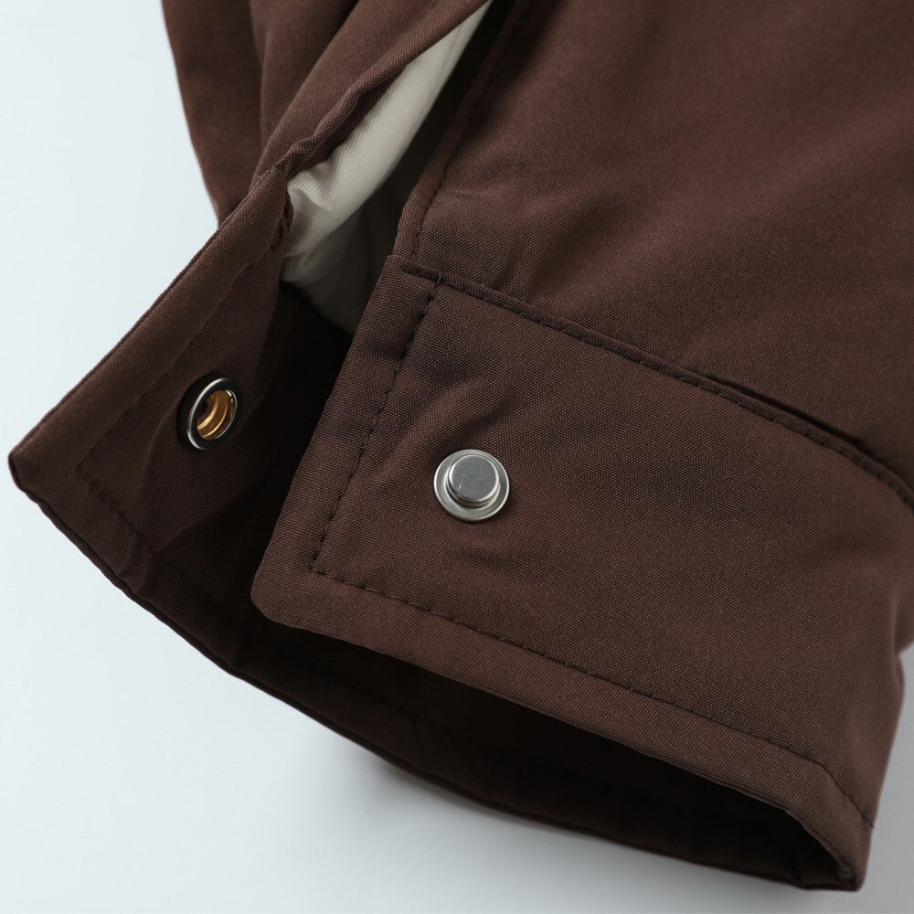 High collar cotton clothing