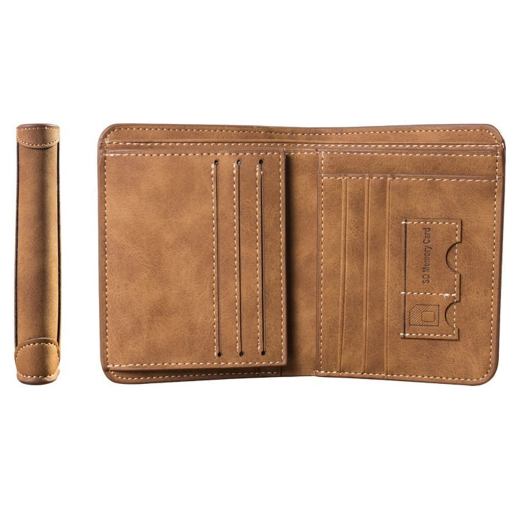 Mens Luxury Soft Business Leather Bifold Wallet Credit Card Holder Purse