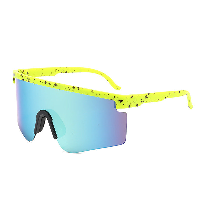 New Outdoor Large Frame Siamese Men's Sunglasses Sports Riding Sunglasses Women's Sunglasses 9322