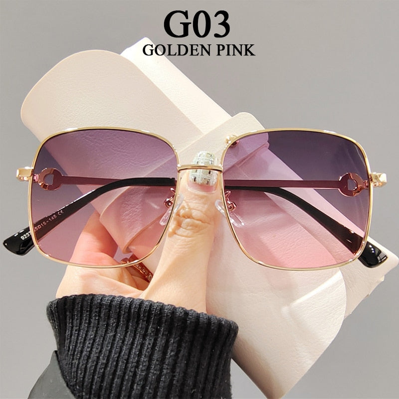 Fashion Square Sunglasses Women Luxury UV400 Shades For Glasses Sunshades Decorativos Sunglasses