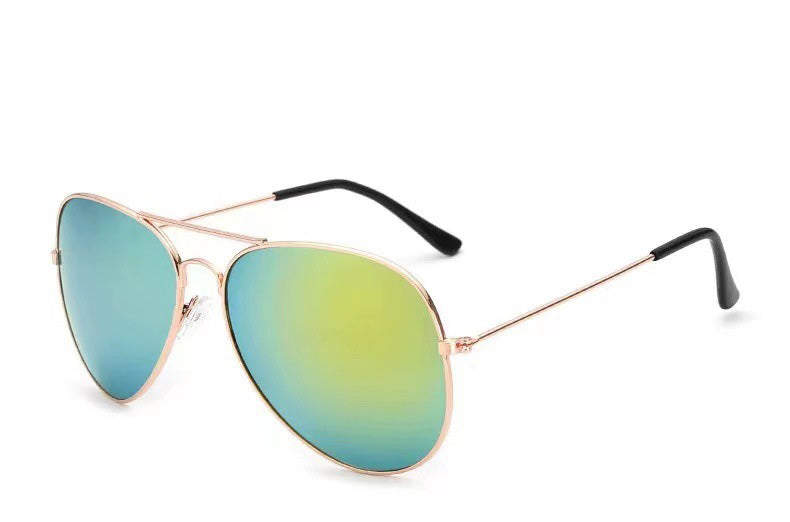 Sunglasses Colorful Toad Glasses Pilot Men And Women Models 3025 Color Film Reflective Sunglasses