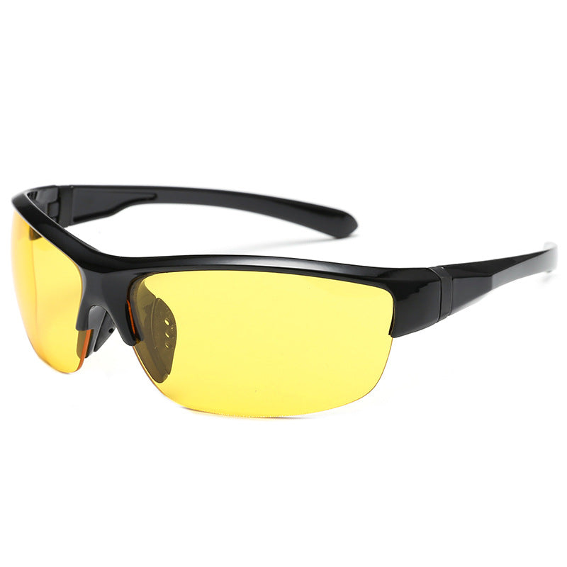 New Sunglasses Men's Outdoor Sports Glasses Riding Windproof Sunglasses 8222 Sunglasses Female PC Explosion-proof