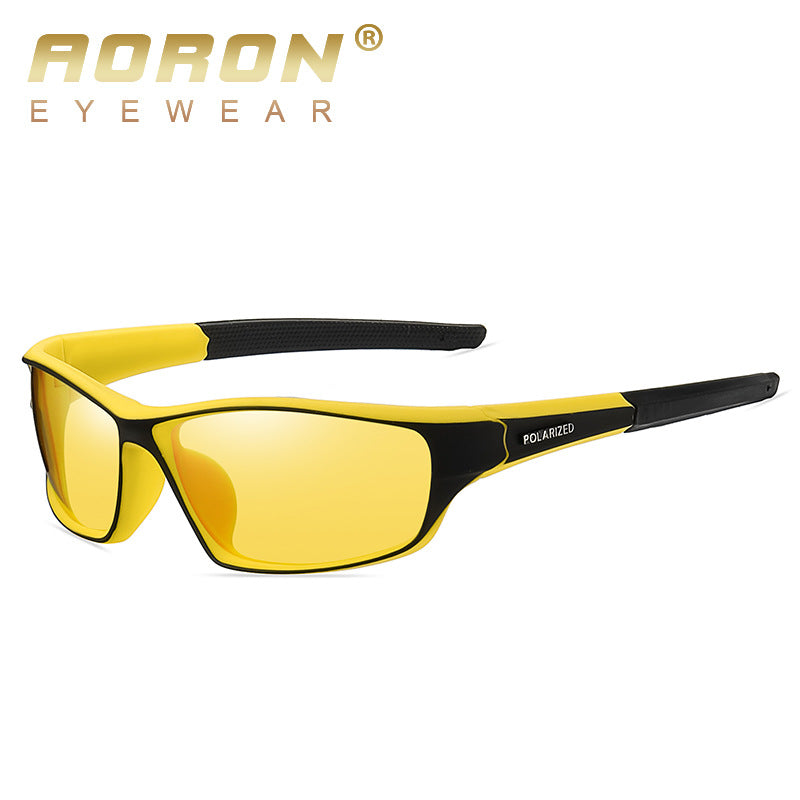 New Men's Polarized Sunglasses Outdoor Sports Cycling Sunglasses TR Square Sunglasses A3042