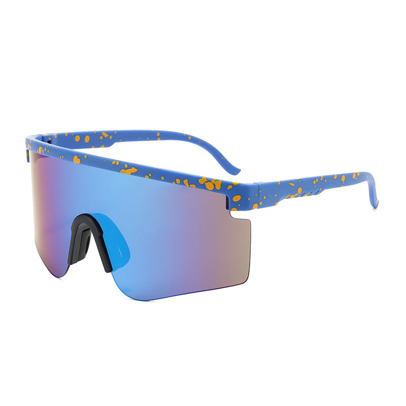 New Outdoor Large Frame Siamese Men's Sunglasses Sports Riding Sunglasses Women's Sunglasses 9322