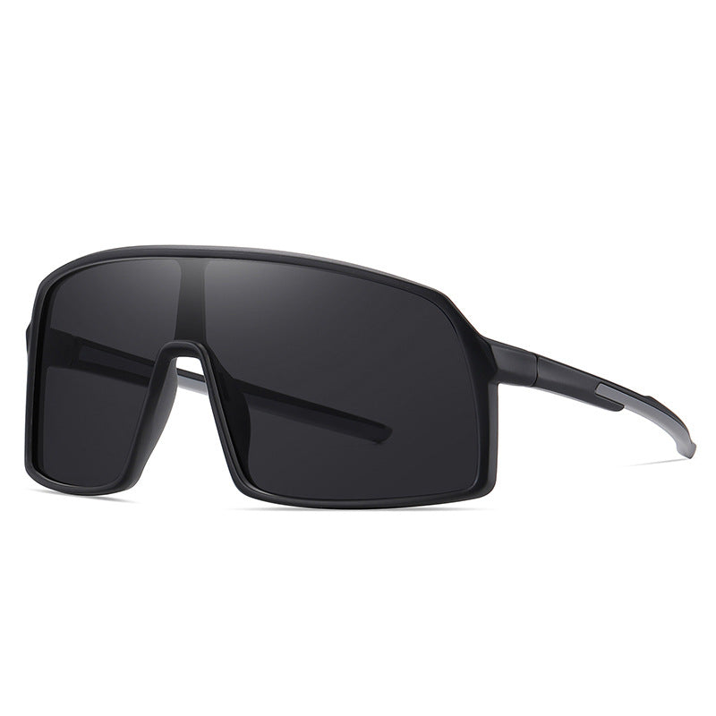 New TR90 One Piece Large Frame Sunglasses Trend Men's Polarized Sports Sunglasses Riding  Sunglasses 3034