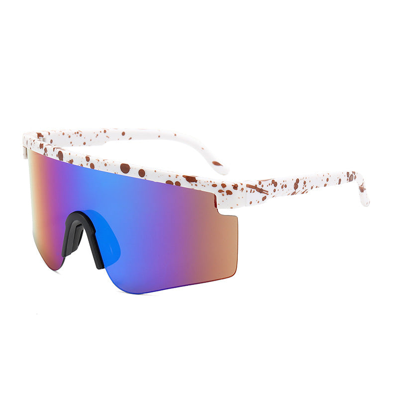 New Outdoor Large Frame Siamese Men's Sunglasses Sports Riding Sunglasses Women's Sunglasses 9322