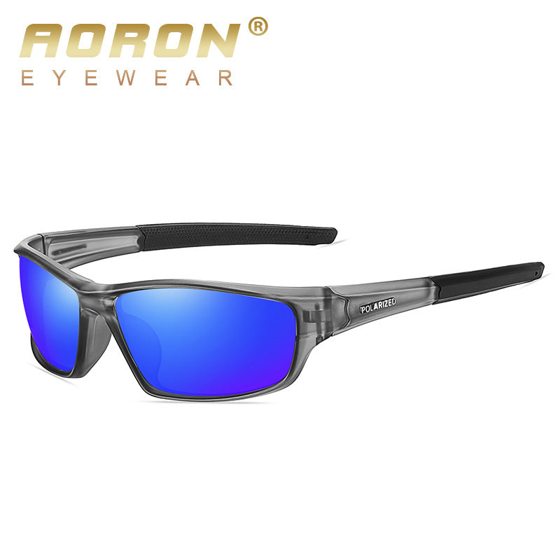New Men's Polarized Sunglasses Outdoor Sports Cycling Sunglasses TR Square Sunglasses A3042