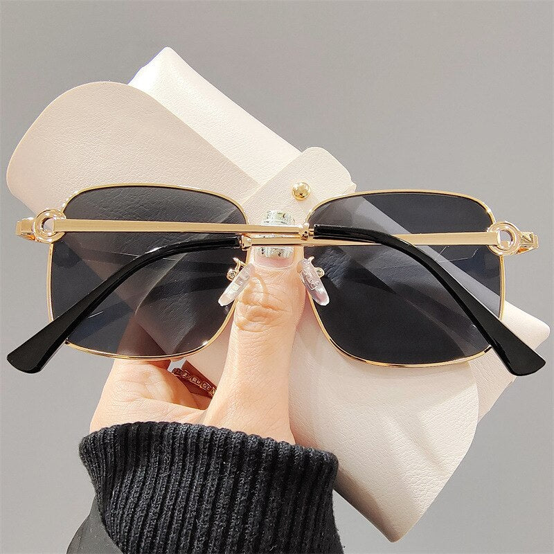 Fashion Square Sunglasses Women Luxury UV400 Shades For Glasses Sunshades Decorativos Sunglasses