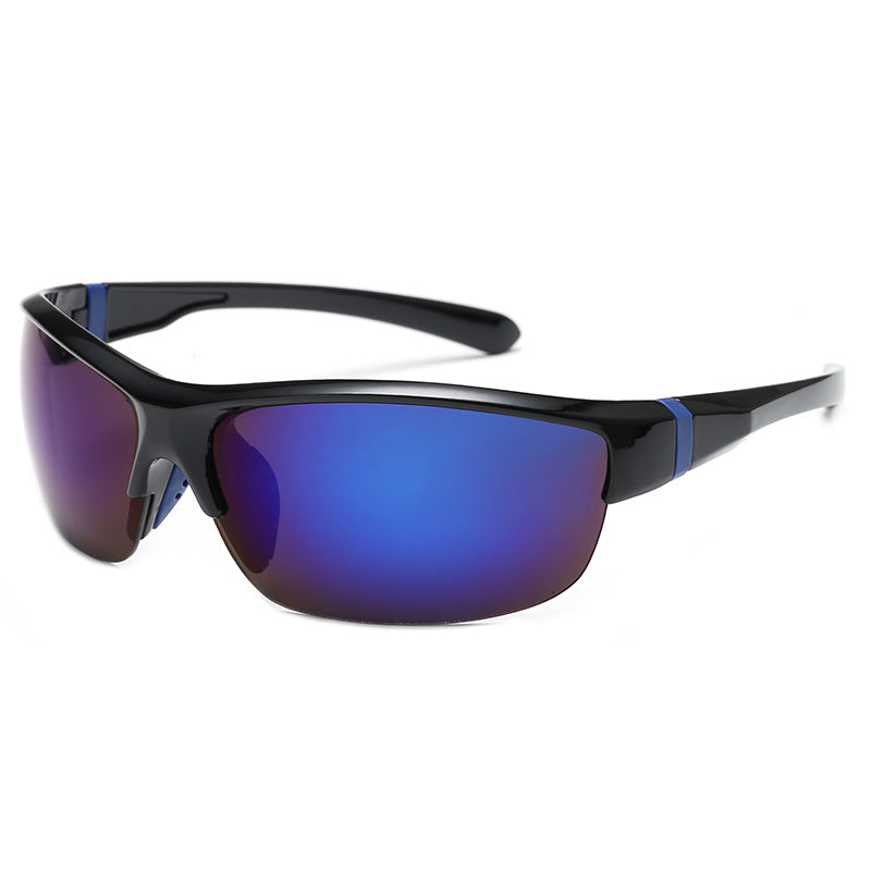New Sunglasses Men's Outdoor Sports Glasses Riding Windproof Sunglasses 8222 Sunglasses Female PC Explosion-proof