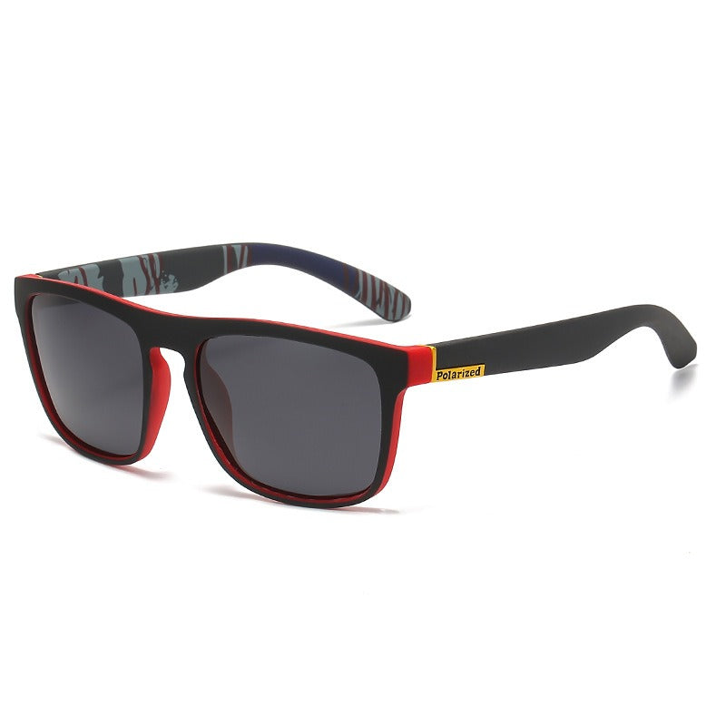Square frame polarized glasses colorful outdoor sports sunglasses men polarized sunglasses